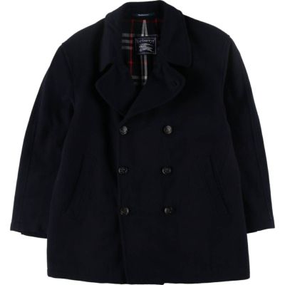 古着 バーバリー Burberrys ダブルブレスト ウールハーフコート スペイン製 メンズL相当 /evb010090 【中古】 【250216】