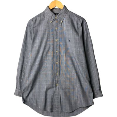 古着 ラルフローレン Ralph Lauren YARMOUTH 千鳥格子柄 長袖