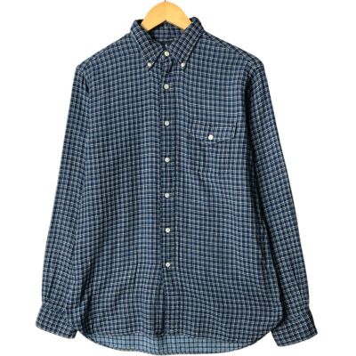 90s 古着 ラルフローレン ライトネル チェック 長袖 シャツ cityboy 古着 90年代 ラルフローレン Ralph Lauren POLO by Ralph Lauren