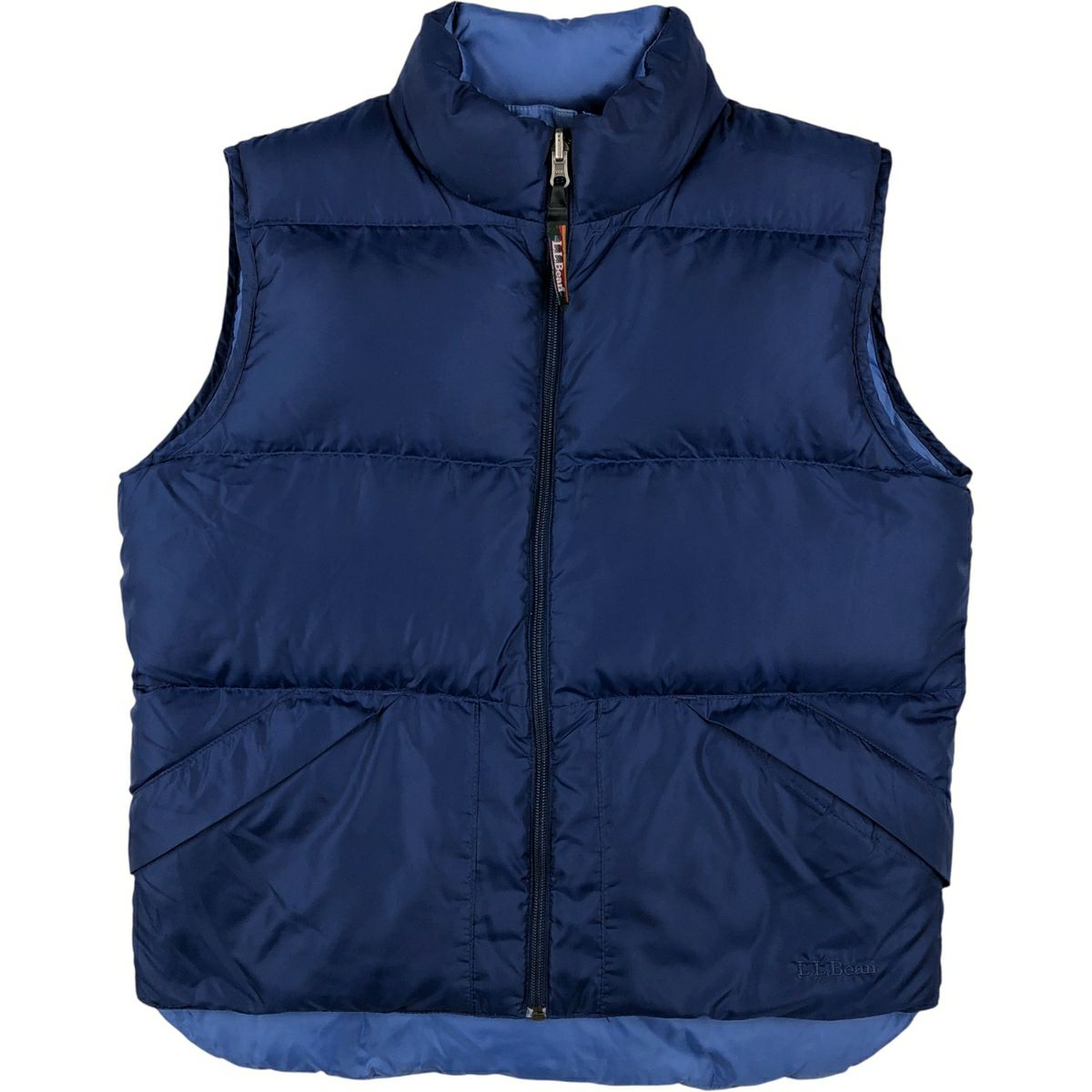 古着 エルエルビーン L.L.Bean リバーシブル グースダウンベスト