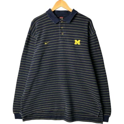古着 90～00年代 ナイキ NIKE TEAM 半袖 ポロシャツ メンズL