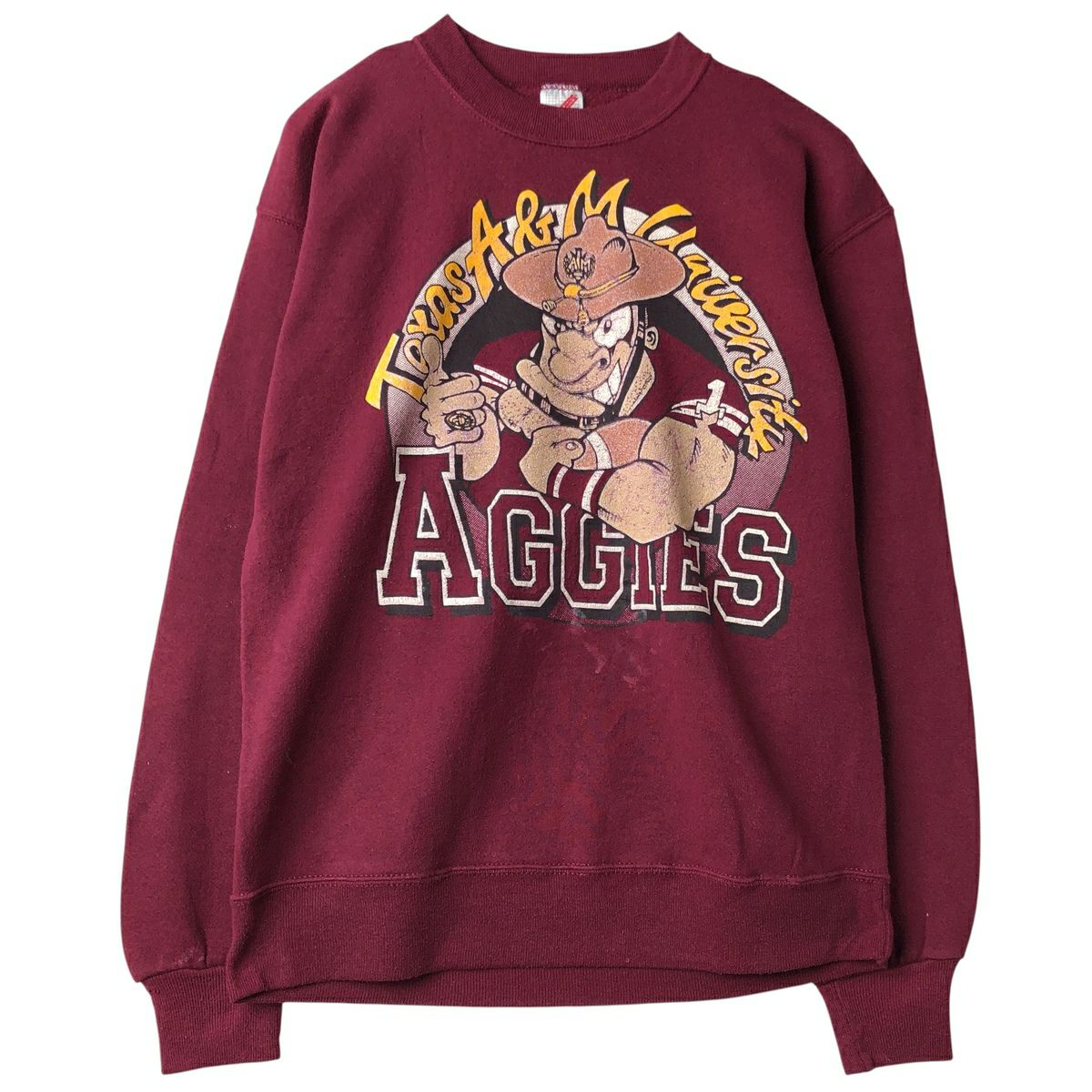 古着 90年代 ベルバシーン Velva Sheen キャラクタースウェットシャツ