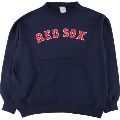 Majestic MLB BOSTON REDSOX ボストンレッドソックス スウェットプルオーバーパーカー メンズXL /eaa289155