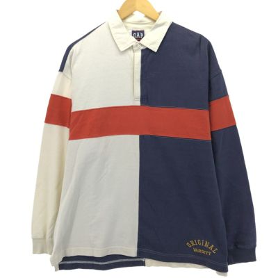 古着 90年代 ギャップ GAP 長袖 ラガーシャツ メンズL相当 /eaa475397 【中古】 【240816】