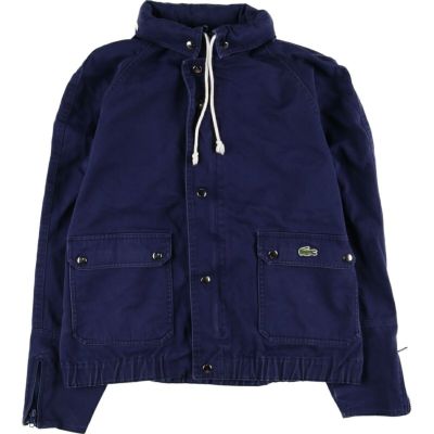 古着 80年代 ラコステ LACOSTE チェック柄 リバーシブル