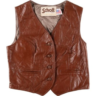 古着 70年代 ショット SCHOTT RANCHER フリンジ付き 本革スエード