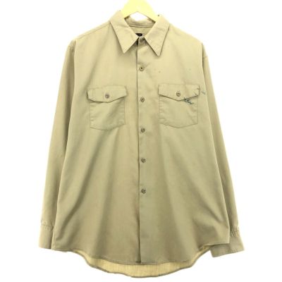 古着 70年代 リー Lee 長袖 ワークシャツ USA製 メンズXL相当 ヴィンテージ /eaa476770 【中古】 【240817】 ss2503_30