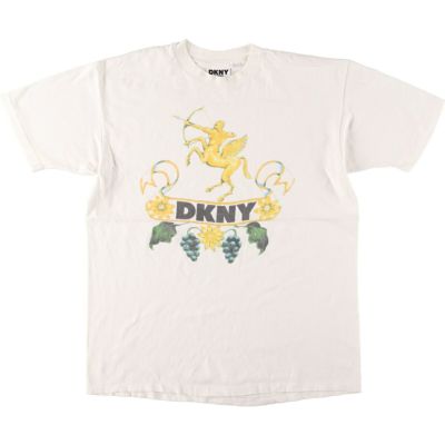 古着 90年代 ダナキャランニューヨーク DKNY JEANS プリントT