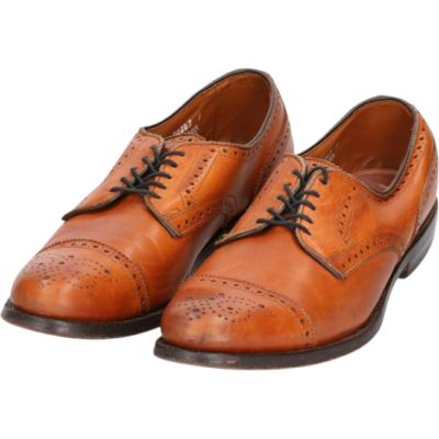 Allen Edmonds セミブローグシューズ USサイズ:6.0E 古着 アレンエドモンズ ALLEN EDMONDS Sanford セミブローグ