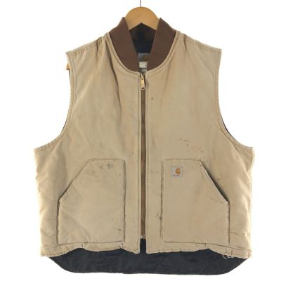 古着 カーハート Carhartt 中綿ベスト メンズL /eaa384000 【中古