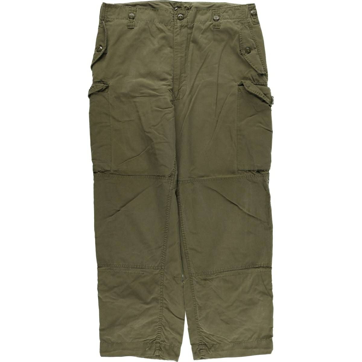 古着 ドイツ軍 60年代 ダブルニー ミリタリー ウールカーゴパンツ 186