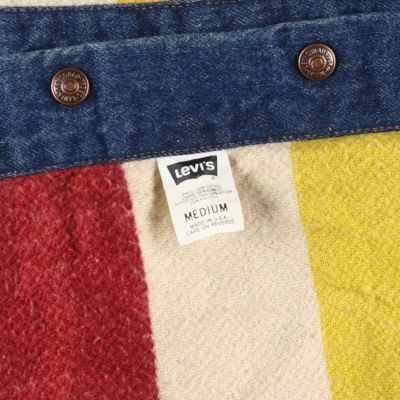 古着 90年代 リーバイス Levis 70617-0291 ボーダー柄 リバーシブル