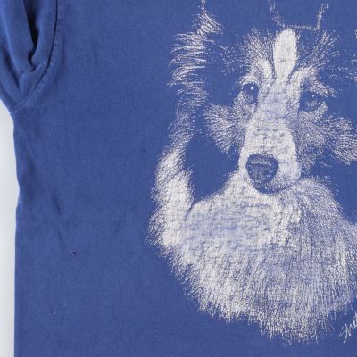 古着 90年代 犬柄 アニマルプリントTシャツ メンズL ヴィンテージ