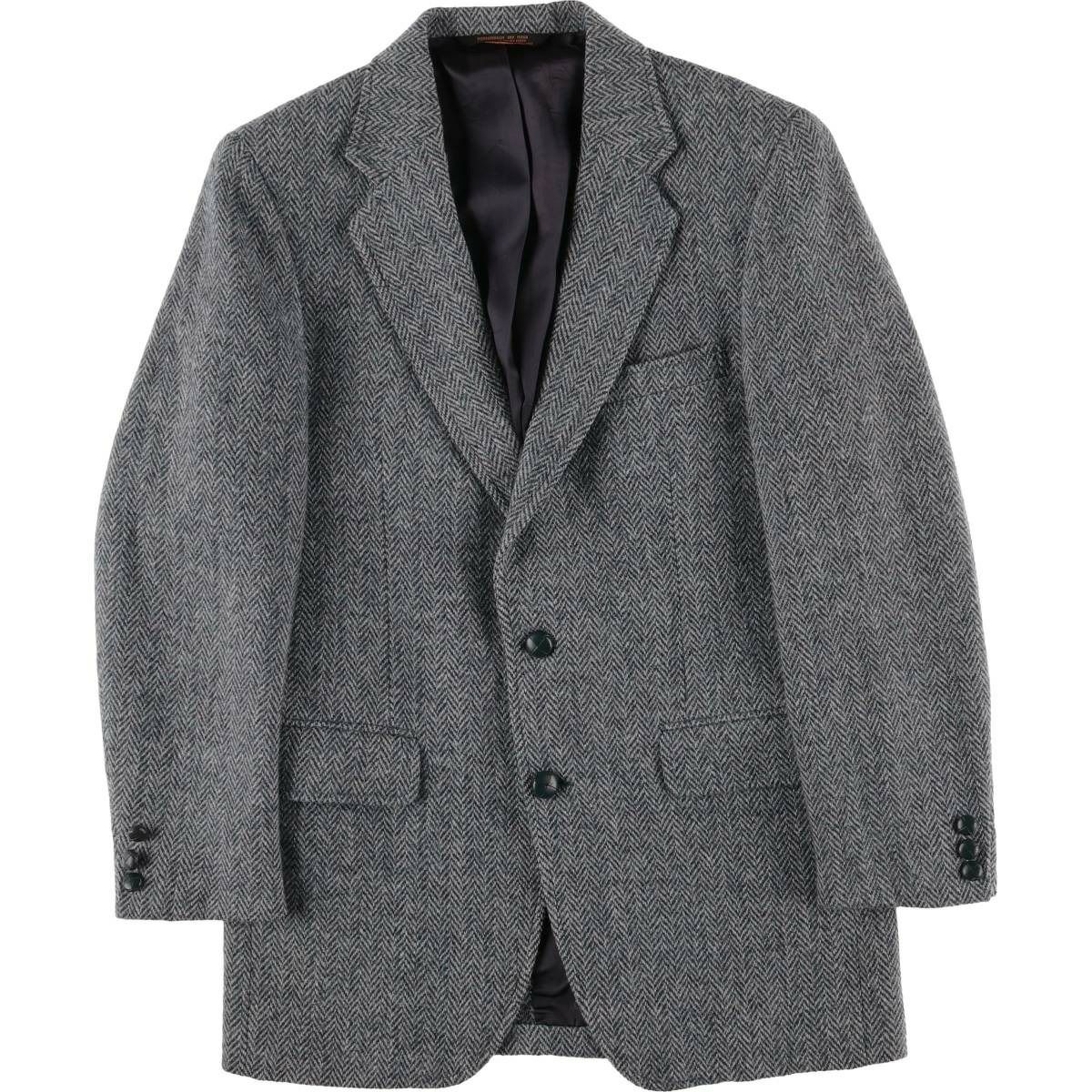古着 90年代 ハリスツイード Harris Tweed ヘリンボーン ウール
