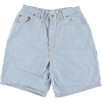 USA古着 80s～90s USA製 太ストライプ ハーフパンツ ヒッコリー 80s USA製 Levi'sリーバイス 17501 ヒッコリー ストライプ