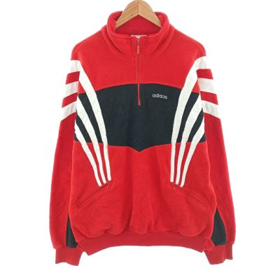 古着 90年代 アディダス adidas フリースベスト カナダ製 メンズXL相当