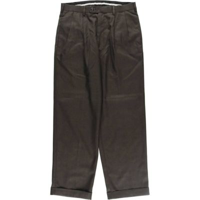 古着 PERRY ELLIS PORTFOLIO ツータック ウールパンツ 古着 PERRY ELLIS PORTFOLIO ツータック ウールパンツ