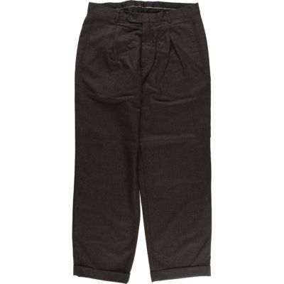 80s 90s pierre cardin スラックス usa製　ワイド 2025年最新】pierre cardin シルエット：ワイド スラックスの