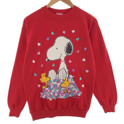 古着 タルテックス TULTEX SNOOPY スヌーピー キャラクタースウェット