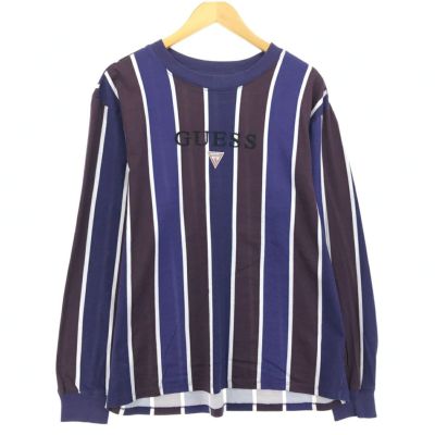 guess ストライプロンパース　9M ヴィンテージ　古着 guess ストライプロンパース 9M ヴィンテージ 古着