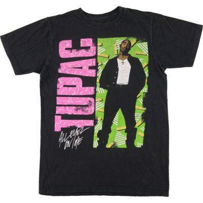 古着 2pac トゥーパック ラップTシャツ ラップT メンズM相当