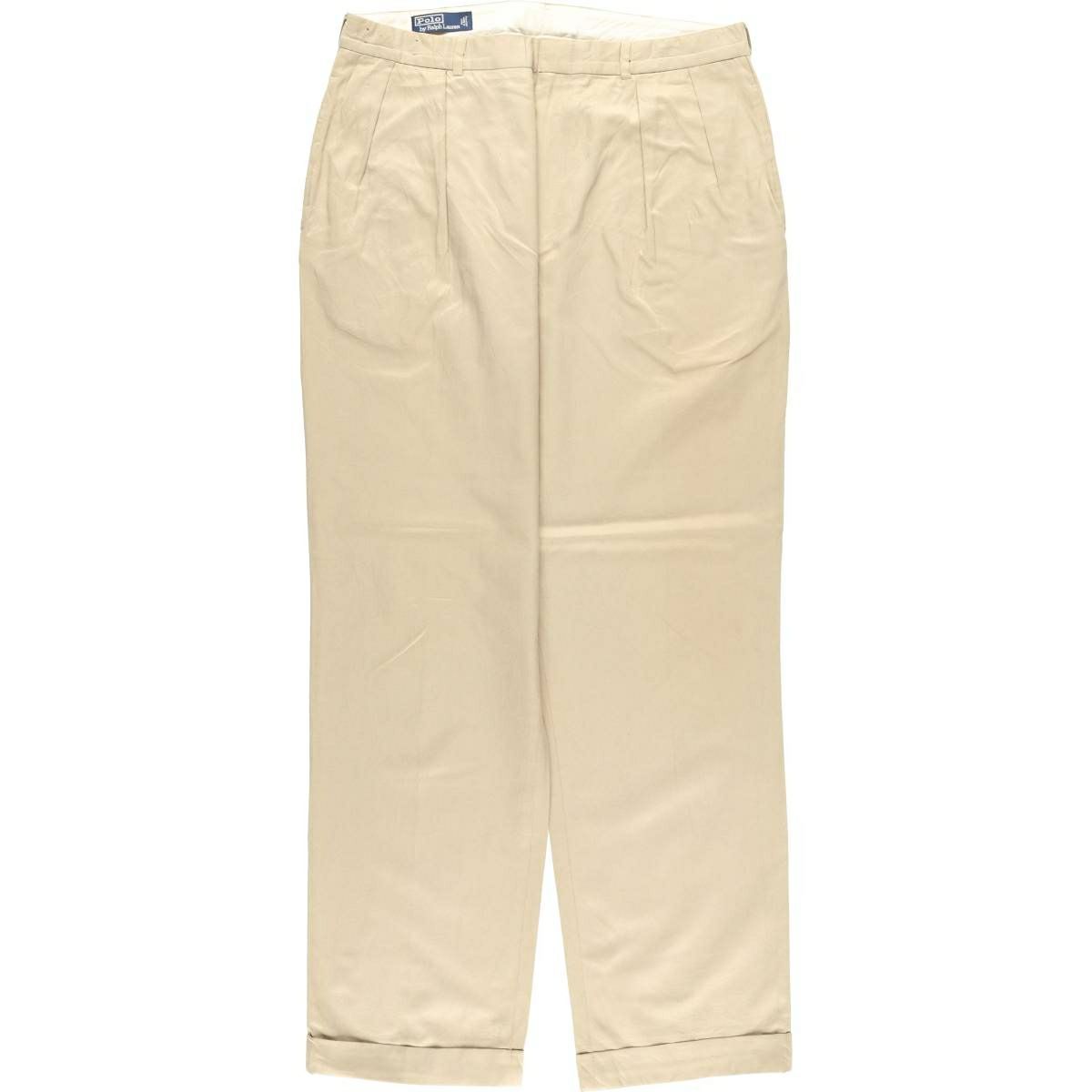 古着 ラルフローレン Ralph Lauren POLO by Ralph Lauren ツータック