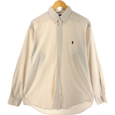 古着 ラルフローレン Ralph Lauren YARMOUTH 長袖 ボタンダウンチェックシャツ メンズL相当 /eaa515447 【中古】 【250222】