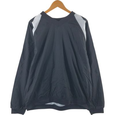古着 アディダス adidas TEAM Vネック ナイロンプルオーバー メンズXL相当 /eaa520909 【中古】 【250222】