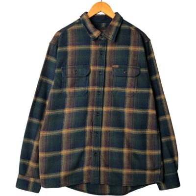 古着 00年代 オービス ORVIS オンブレチェック 長袖 ヘビーネル