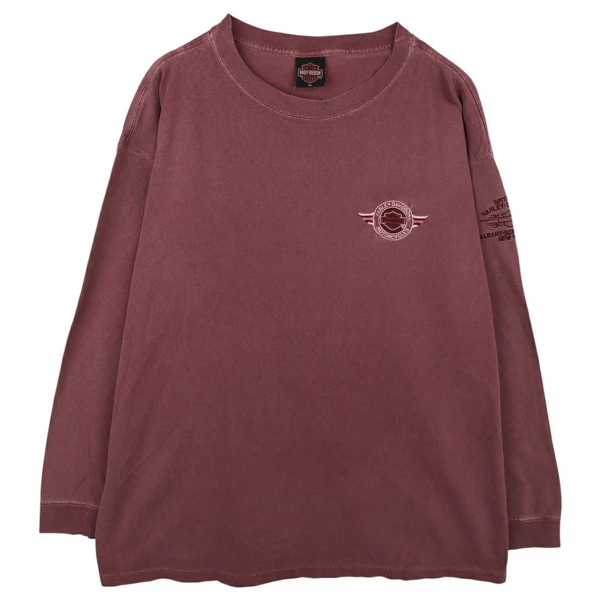 古着 ハーレーダビッドソン Harley-Davidson ピンナップガール ロングT