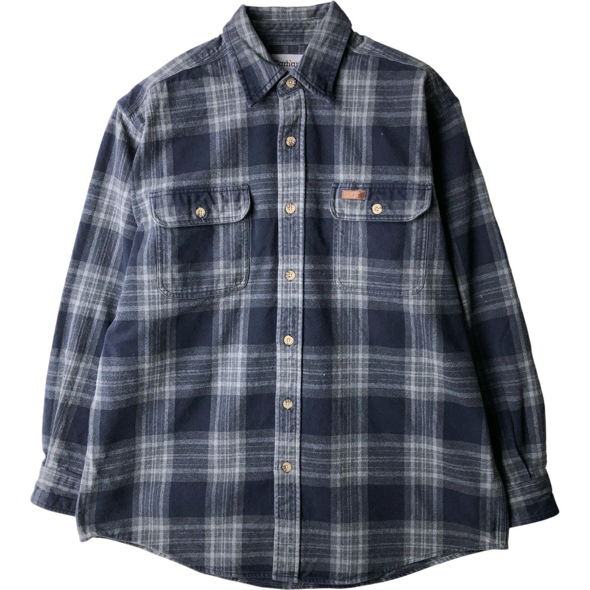 古着 00年代 カーハート Carhartt ORIGINAL FIT オンブレチェック 長袖