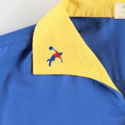 70s King Louie ボウリングシャツ M マスタードイエロー 70s King Louie ボウリングシャツ M マスタードイエロー - メルカリ