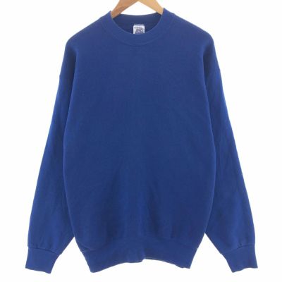古着 90年代 BVD 無地 ブランクスウェットシャツ トレーナー USA