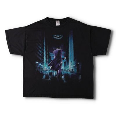 ダークナイト　ジョーカー　Tシャツ　JOKER ムービーT 古着　ヴィンテージ size：L【 JOKER 