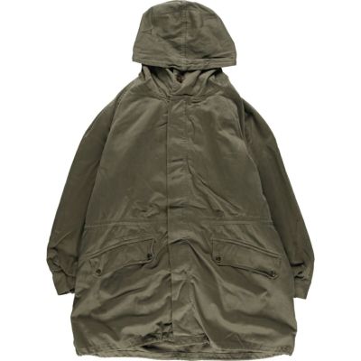古着 80年代 フランス軍実品 M-64 ライナー付き フィールドパーカー モッズコート 120L メンズXL相当 ヴィンテージ /evb010175 【中古】 【250223】