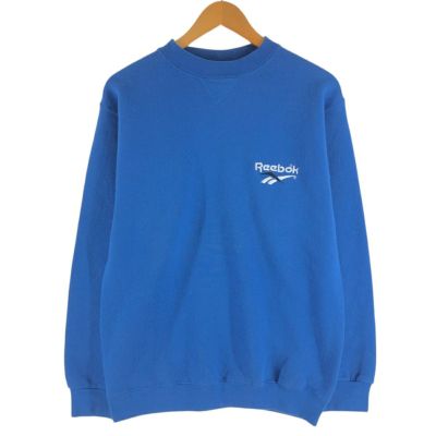 古着 リーボック Reebok ハーフジップスウェットシャツ