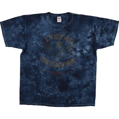 古着 アンビル Anvil LYNYRD SKYNYRD レーナードスキナード タイダイ柄 バンドTシャツ バンT メンズXL相当 /eaa478772 【中古】 【240822】