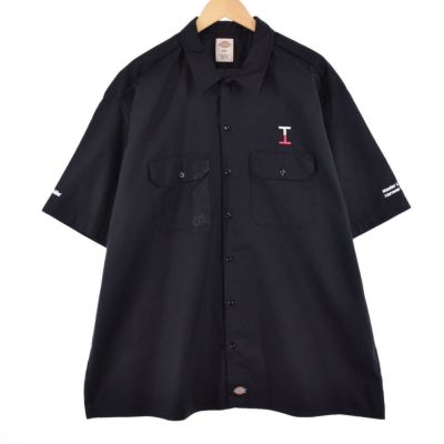 古着 ディッキーズ Dickies 半袖 ワークシャツ メンズXXL