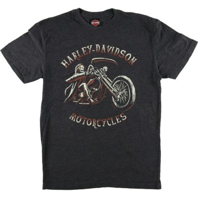 古着 ハーレーダビッドソン Harley-Davidson ドクロ柄 スカル柄 両面プリント モーターサイクル バイクTシャツ メンズXL  /eaa381864 【中古】 【240401】 | 古着屋JAM（ジャム）