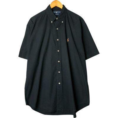 【BLAKEスタイル◎】ラルフローレン古着半袖シャツ刺繍ロゴボタンダウンアメカジ 古着 ラルフローレン Ralph Lauren BLAKE 半袖 ボタンダウン