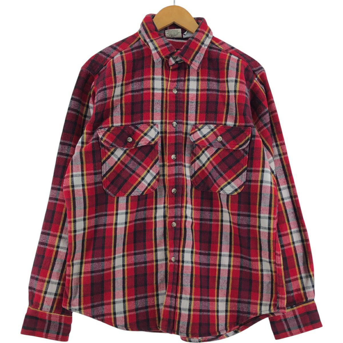 古着 90年代 ファイブブラザー Five Brother 長袖 フランネルチェック  