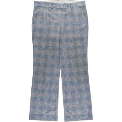 古着 70～80年代 ファーラー FARAH チェック柄 フレアパンツ USA製 メンズw37相当 ヴィンテージ /eaa570604 【中古】 【250802】