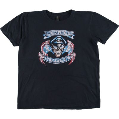 古着 アンビル Anvil BON JOVI ボンジョヴィ ドクロ柄 スカル柄