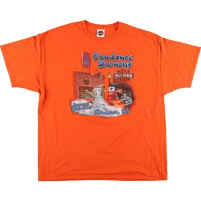 古着 ハーレーダビッドソン Harley-Davidson Hanes ヘインズ モーターサイクル バイクTシャツ メンズXXL相当 /eaa410392 【中古】 【240823】