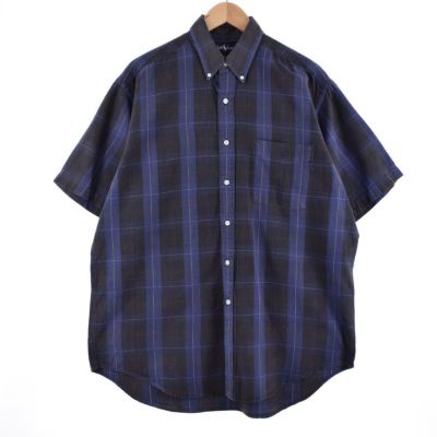 古着 ラルフローレン Ralph Lauren BIG SHIRT 半袖 ボタンダウン