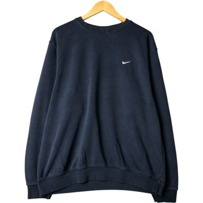 古着 00年代 ナイキ NIKE ワンポイントロゴスウェットシャツ