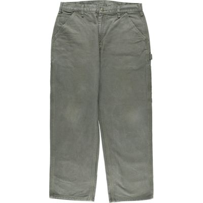 希少Carhartt カーハート　ダックカーゴパンツ　ワイドパンツ　古着　W38 中古・古着通販】CarHartt (カーハート) カーゴパンツ グリーン