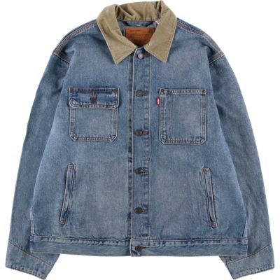 古着 リーバイス Levis PREMIUM プレミアム デニムジャケット メンズL