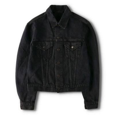 古着 90年代 リーバイス Levi's 70503-02 ブラック デニムジャケット G 