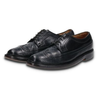 古着 70年代 フローシャイム Florsheim IMPERIAL インペリアル ウイングチップシューズ USA製 9 1/2 メンズ27.5cm ヴィンテージ /svb001003 【中古】 【240315】 【V2403】 ss2503_30